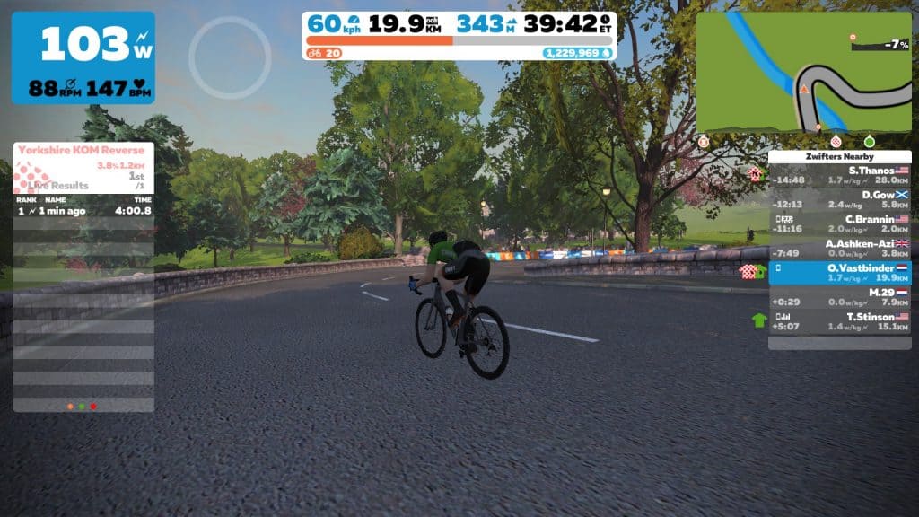 Fietstrainer voor Zwift
