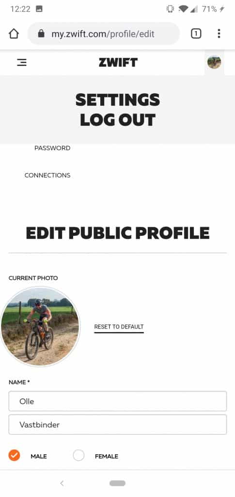 Zwift koppelen aan Strava